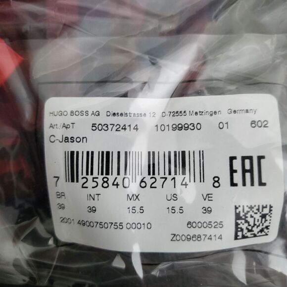 Hugo C-Jenno Check Shirt-RED-EU 39/US 15.5 - Picture 6 of 7